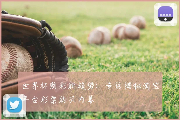 世界杯购彩新趋势：专访揭秘淘宝平台彩票购买内幕